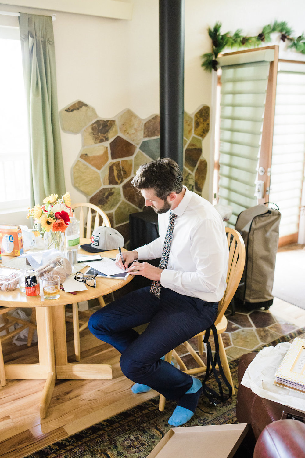 I love these images of Ryan writing down his vows.