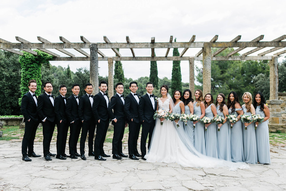 Isn’t this the sexiest bridal party you’ve ever seen?